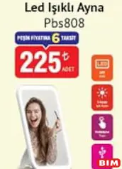 POLOSMART LED IŞIKLI AYNA PBS808 fiyat ve kampanya bilgisi